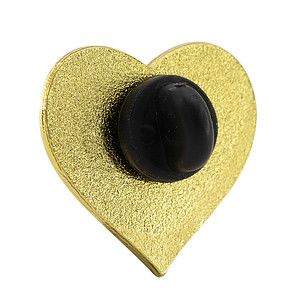 Progress Pride Heart Lapel Pin