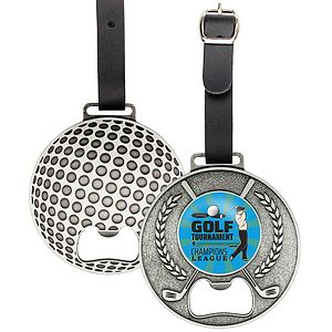 Golf Bag Tag Bottle Opener