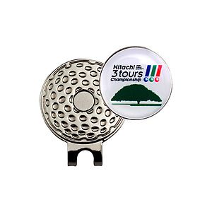 Golf Hat Clip w/ Custom Ball Marker (1")