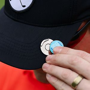 Golf Hat Clip with Custom Ball Marker