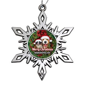 Nickel Snowflake Holiday Ornament