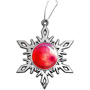 Nickel Snowflake Holiday Ornament