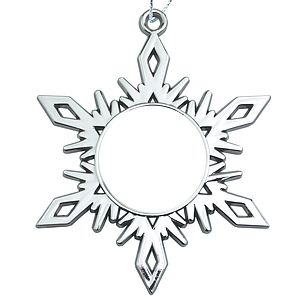 Nickel Snowflake Holiday Ornament