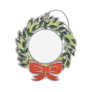 Glitter Wreath Holiday Ornament