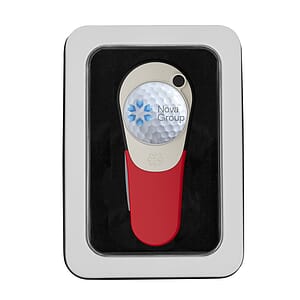 Pitchfix Icon Golf Divot Tool in Window Tin