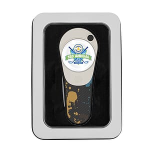 Pitchfix Ultima Golf Divot Tool in Window Tin
