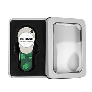Pitchfix Ultima Golf Divot Tool in Window Tin