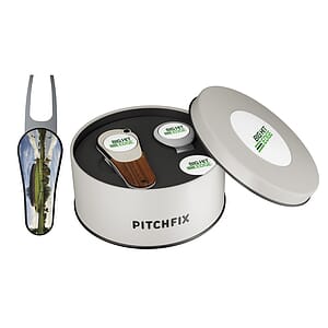 Pitchfix XL 2.5 Golf Divot Tool Deluxe Gift Set w/ Hat Clip