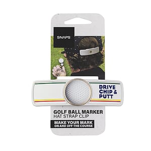 SNAPS Imprinted Golf Hat Strap Clip w/ Ball marker