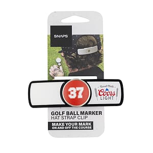 SNAPS Imprinted Golf Hat Strap Clip w/ Ball marker