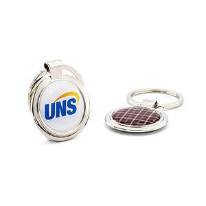 Round Metal Key Tag Full Color Imprint