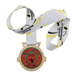 Custom Wood Medals Full Color (2-1/2")