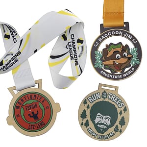Custom Wood Medals Full Color (1-1/2")