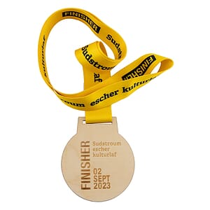 Custom Wood Medals Engraved (2-1/2")