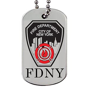 Etched Dog Tags - Stainless Steel Base
