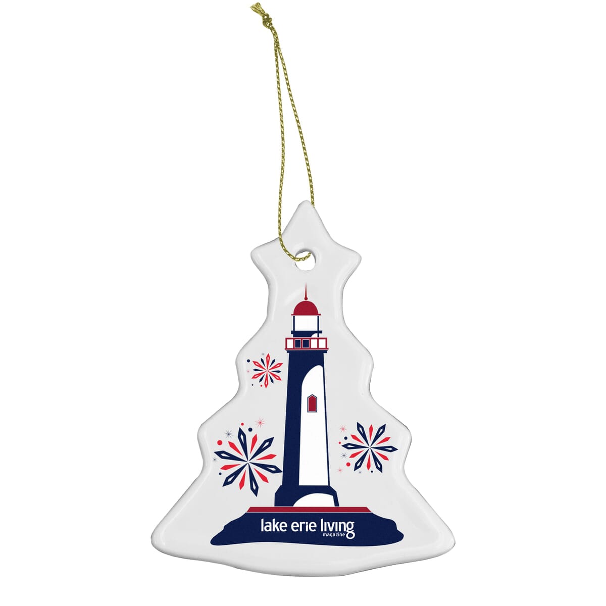 Christmas Tree Ceramic Holiday Ornament