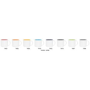 14 oz minolo mug - matte white