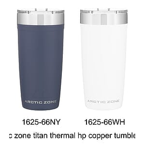 20 oz arctic zone titan thermal hp copper tumbler - powder