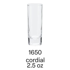 2.5 oz cordial