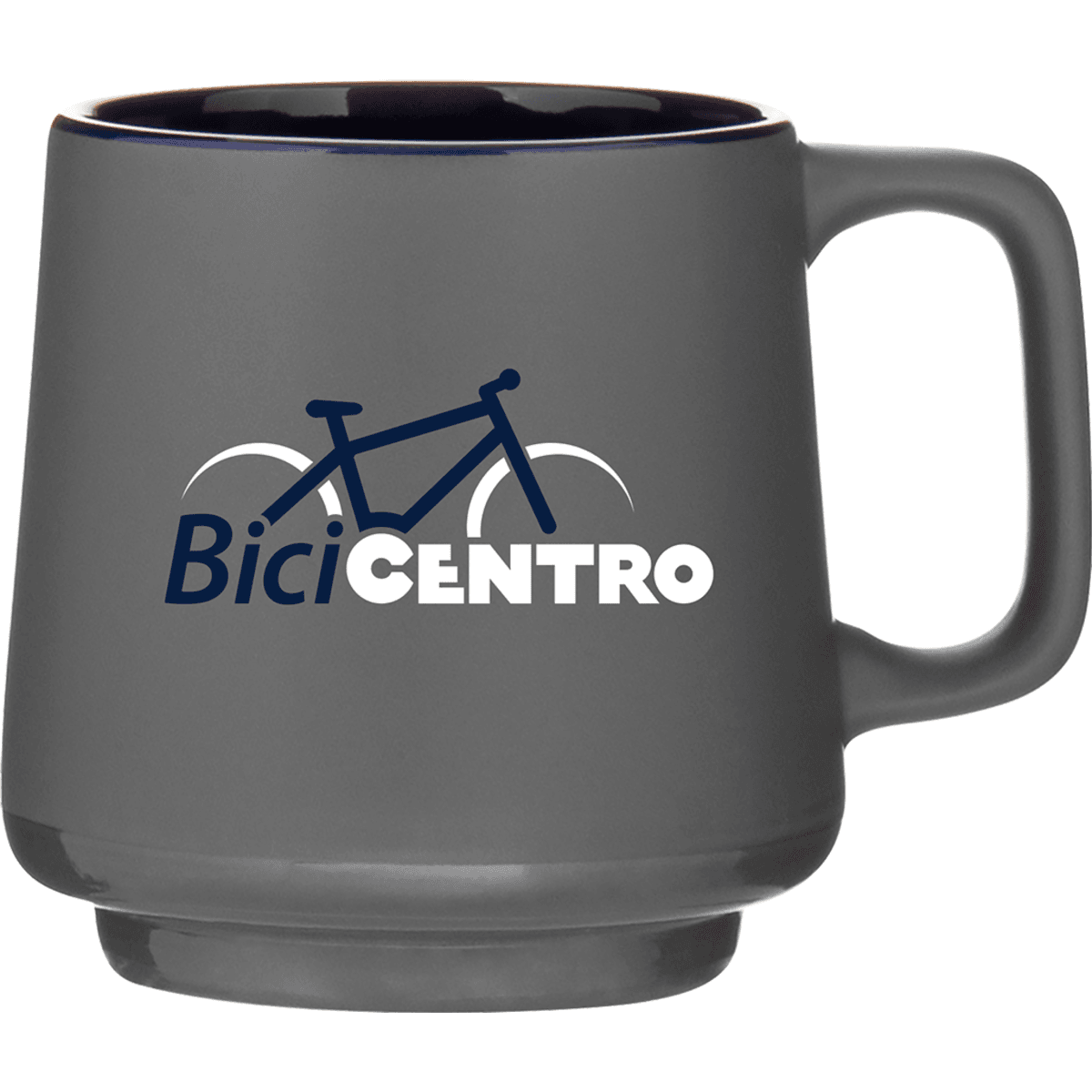 12 oz windsor mug - matte gray