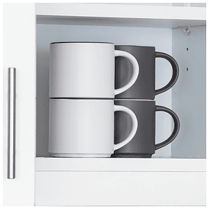 16 oz monaco mug - matte white