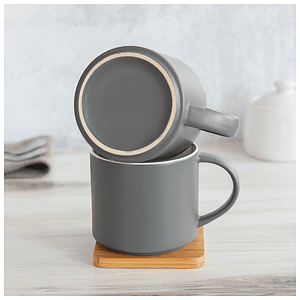 16 oz monaco mug - matte storm gray
