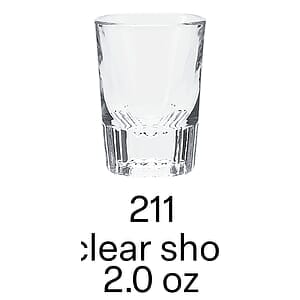 2 oz clear shot