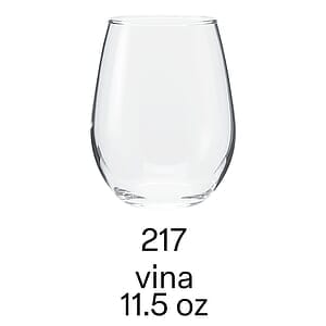 11.5 oz vina stemless wine taster