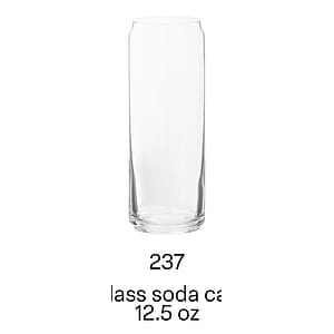 12.5 oz plain slim soda can