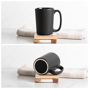 12 oz rocca mug - matte black