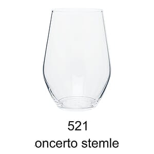 19 oz concerto stemless wine