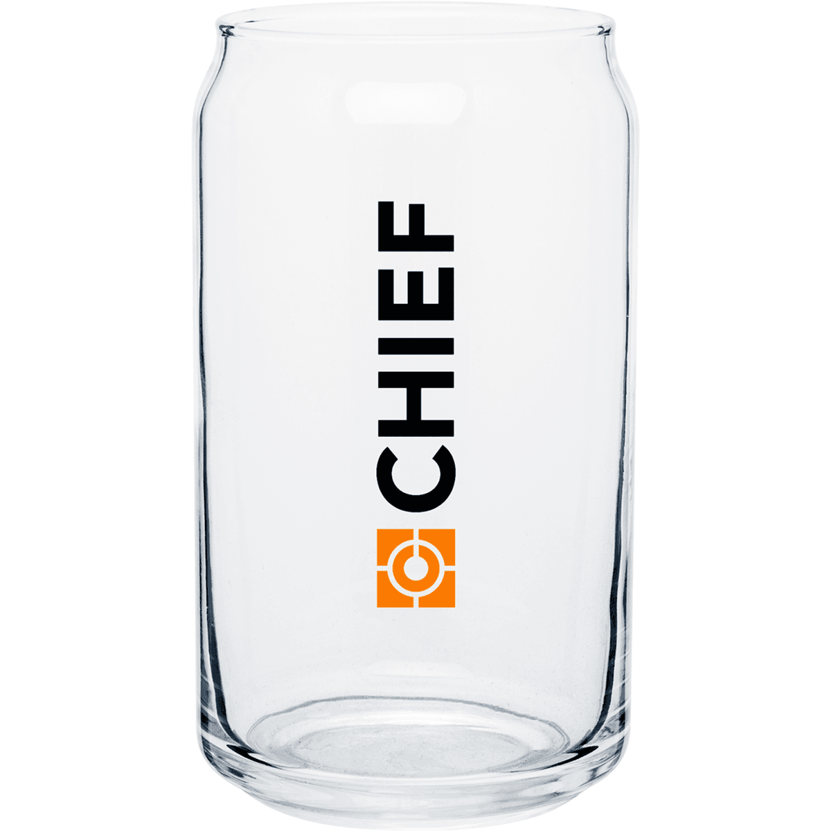 16 oz plain glass soda can