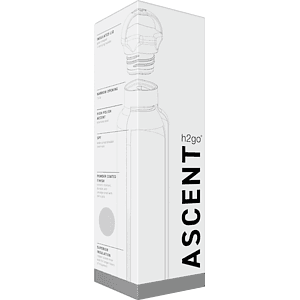 24 oz h2go ascent - powder
