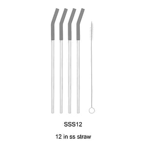 12 in ss straw