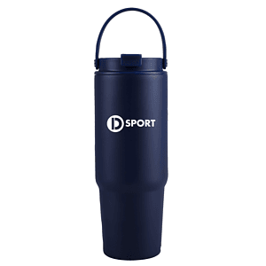27oz Siam Powder Coated Recycled SS Tumbler wCarrying Hndles