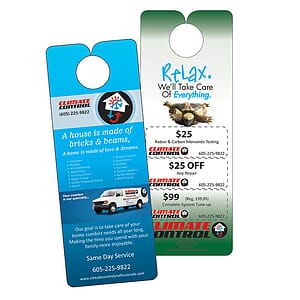 Door Hanger (3 3/8" x 9") Split Hole