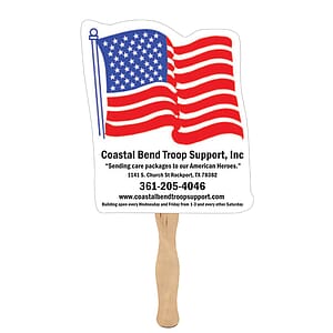 Single Side Flag Shaped Fan