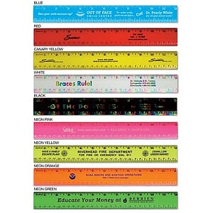 12" Double Bevel Ruler 1 side only