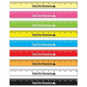 12" Flat Ruler 1 side