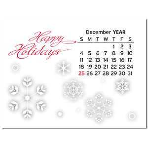 Adhesive Peel-N-Stick® Calendar - Pig