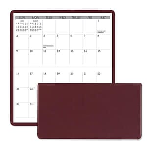 Executive Horizontal Monthly Pocket Planners