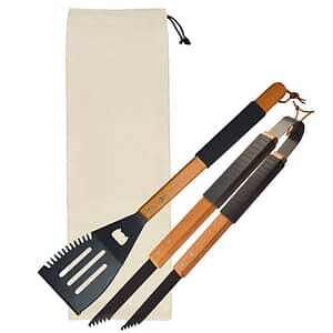 Wood BBQ Set