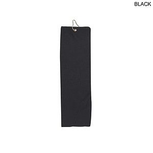 Discounted Colored Golf Towel, Nofold Brass Grommet and Hook,12x18, Blank Only