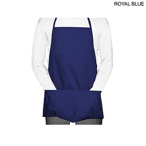 72 Hr Fast Ship - Domestic made Twill Bib Apron, 19x24, 2 Pockets, Transfer Logo (Made in Canada)