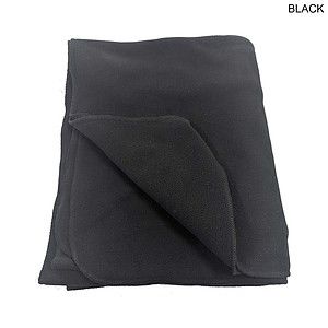 Black Blanket, Size 50x60, Ultra Soft and Smooth Microfleece Fabric, Blank Only