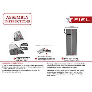 24 Hr Express - Replacement Graphics for Deluxe Wide Base Retractable Banner, NO SETUP CHARGE