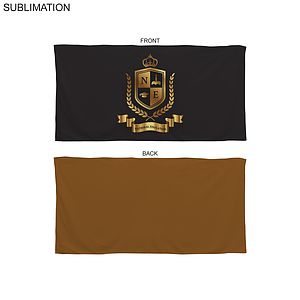Colored Microfiber DriLite Terry Beach Towel, 30x60, Sublimated in Any PMS color Edge to Edge 2 side
