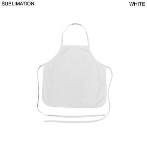 72 Hr Fast Ship - Domestic made Kids Bib Apron, 17x19, No Pockets, Sublimated