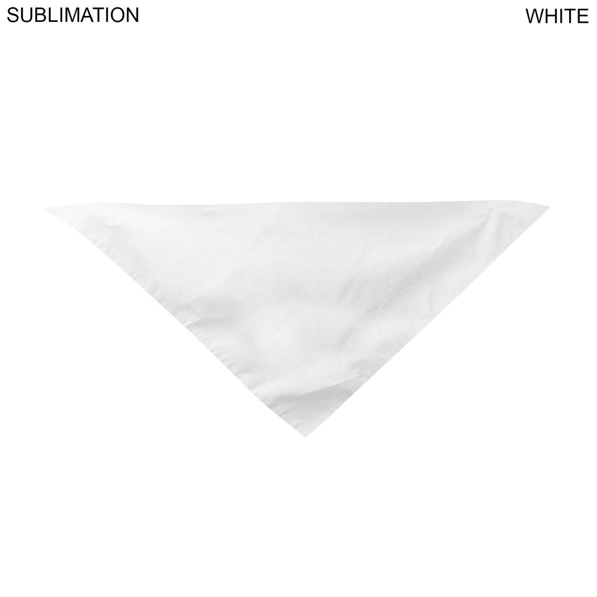 48 Hr Quick Ship - Medium Dog Bandana, 19x19x27, Stitched Edges, Sublimated Edge to Edge