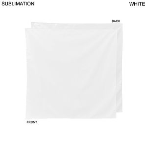 48 Hr Quick Ship - Square Bandana, 22x22, Sublimated Edge to Edge 1 side